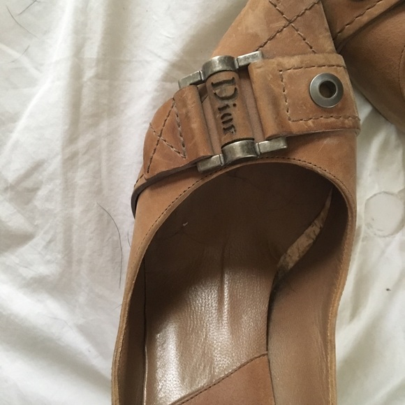 Dior Suede tan heel - Picture 6 of 6